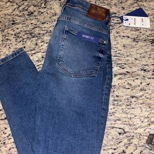 Zara Men's Skinny Fit Denim Jeans - Classic Blue